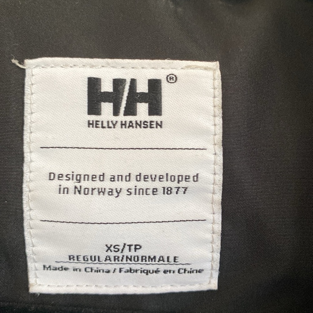 Helly Hansen Winter Belfast long jacket Women’s size XS Black Warm waterproof - Picture 4 of 6
